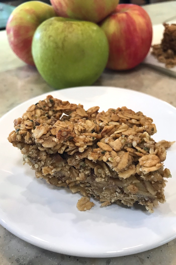 Apple Pie Granola Bars VegInspired