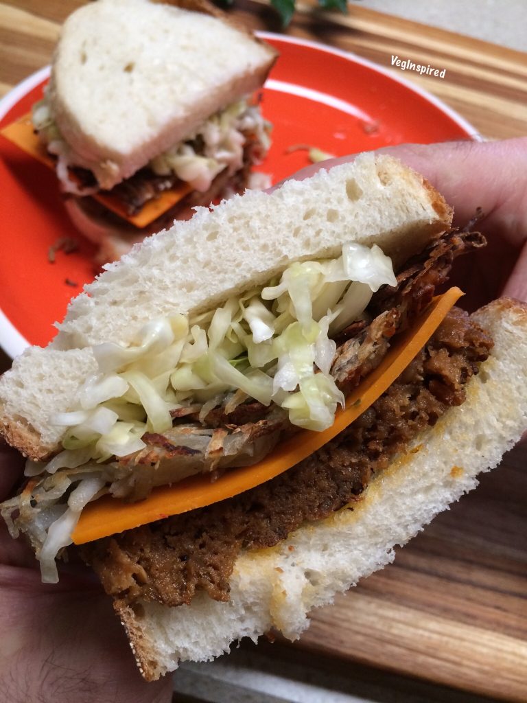 Vegan Primanti Style Sandwich