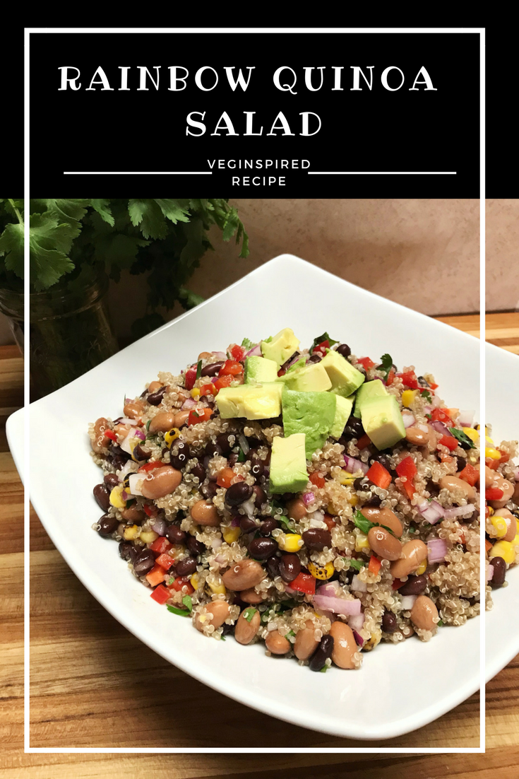 Rainbow Quinoa Salad [quick and easy] - VegInspired